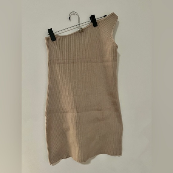 SLY One Shoulder Ribbed Knit Mini Dress - Picture 5 of 6